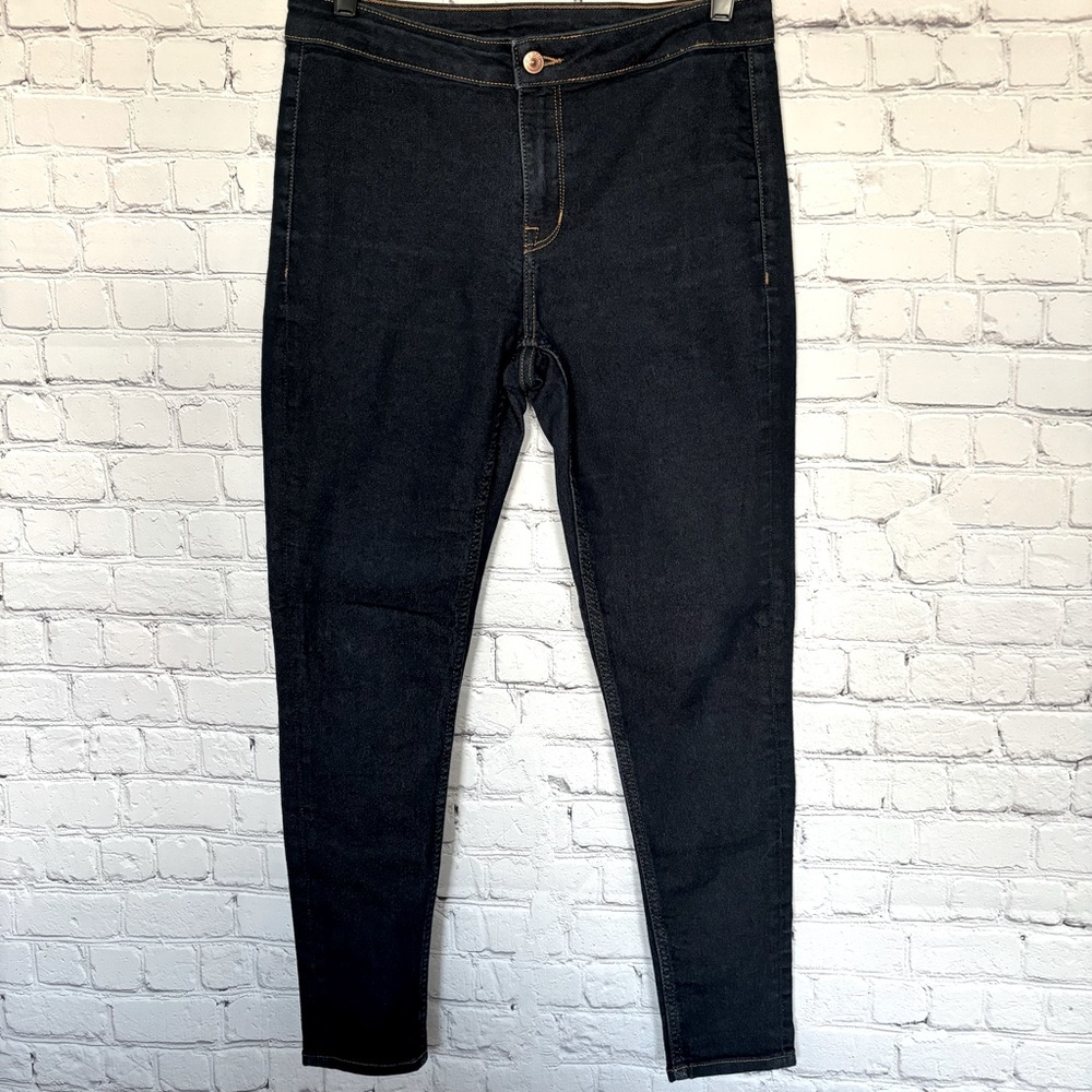 DIVIDED by H&M Dark Wash Mid Rise Skinny Jeggings--NEW--10